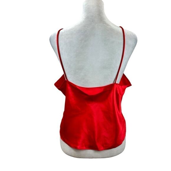 Ladies‎ Vintage 1980’s Indulgence Brand Red Camisole Size 38 - Picture 5 of 10